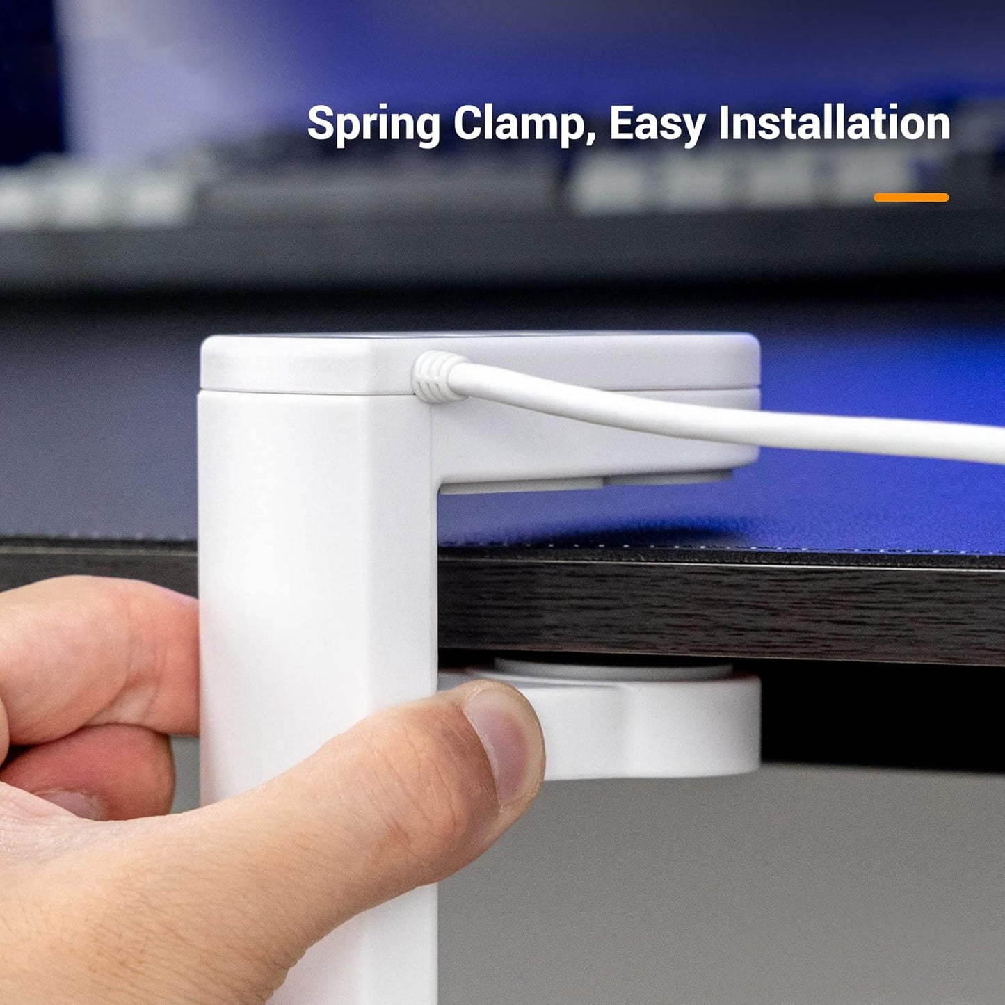 360° Rotating Headphone Stand – Multifunctional Desktop Headphone Hook