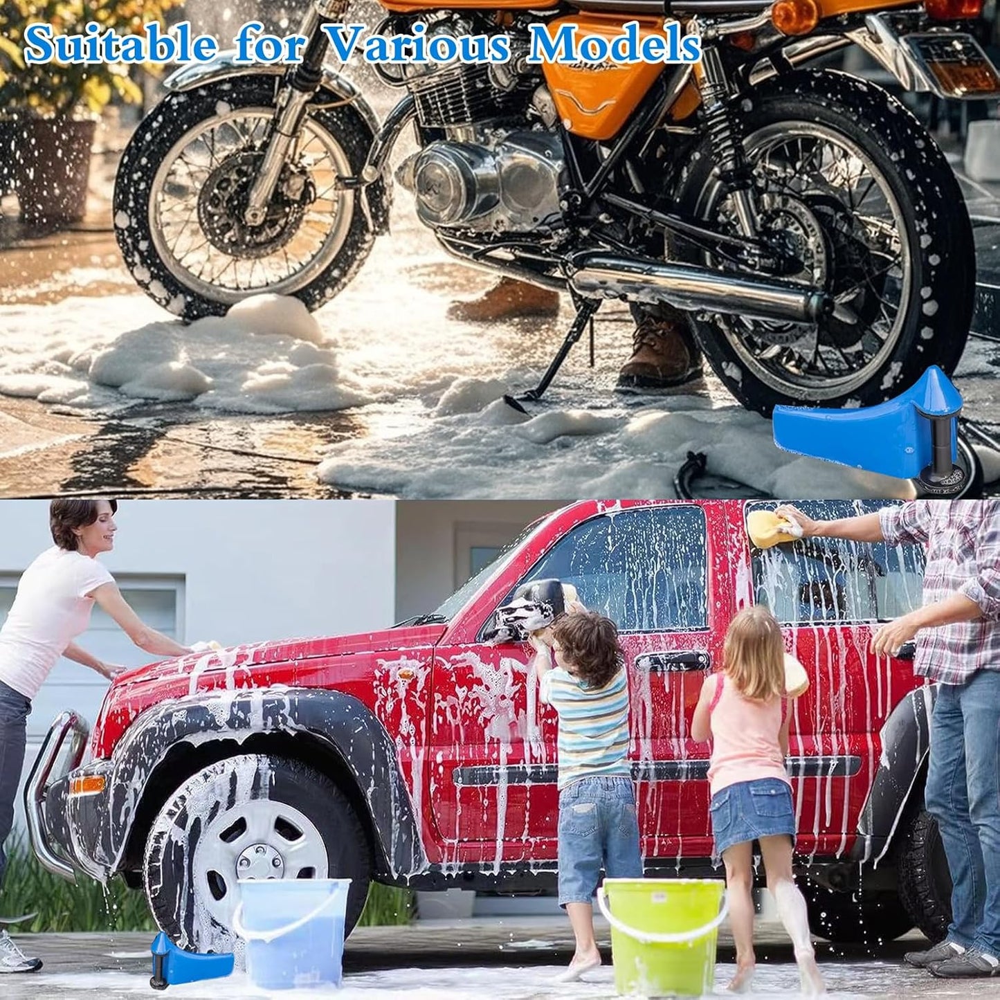 Car Hose Guide Rollers – 4pcs Anti-Snag Wash Tool Set