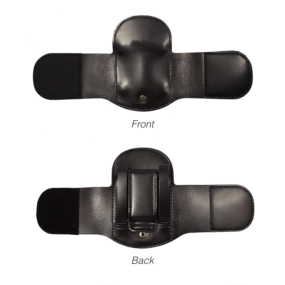 Stethoscope Holder thick 1/8" leather with velcro closure