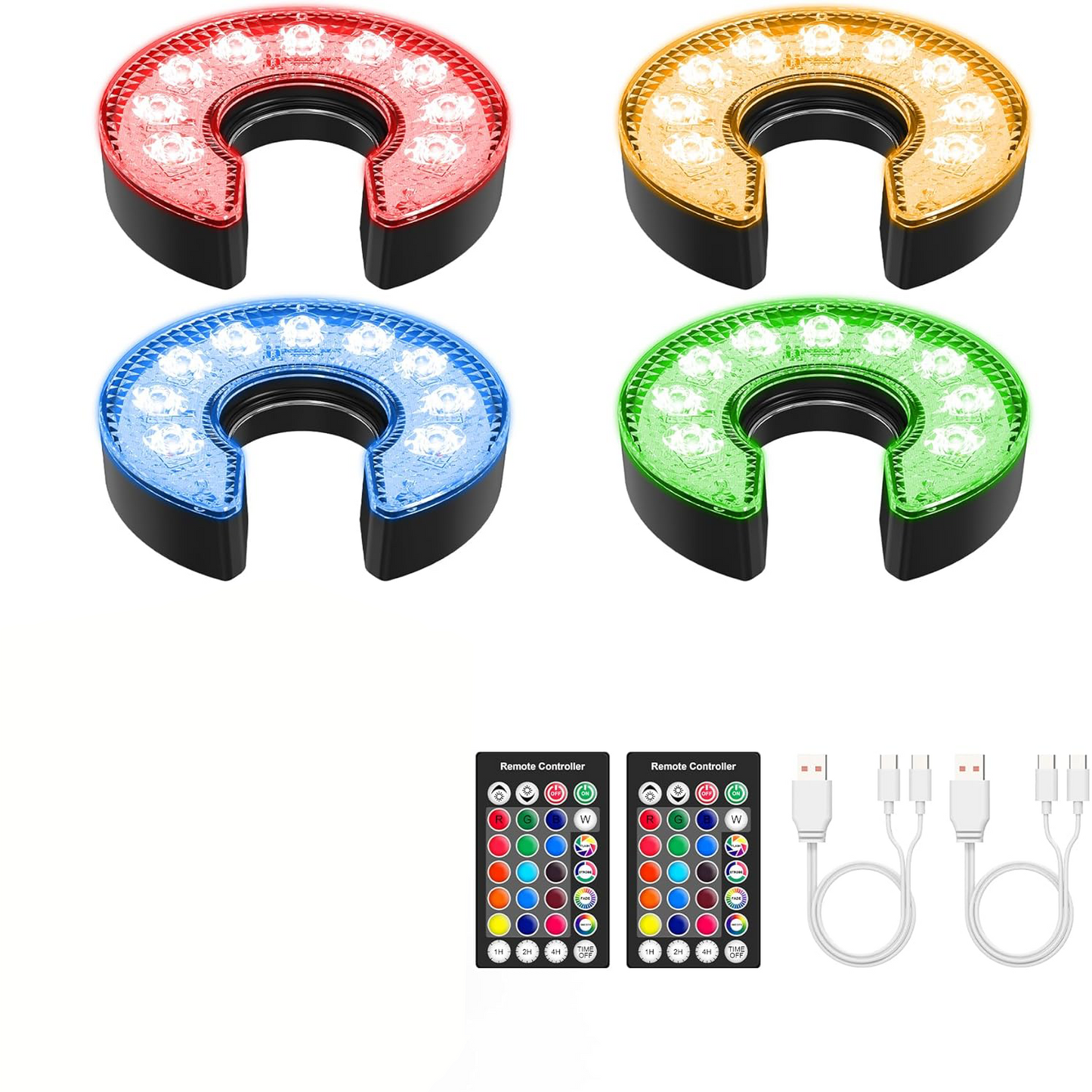 Rechargeable LED Golf Hole Lights – Waterproof Remote-Control Cup Lamps