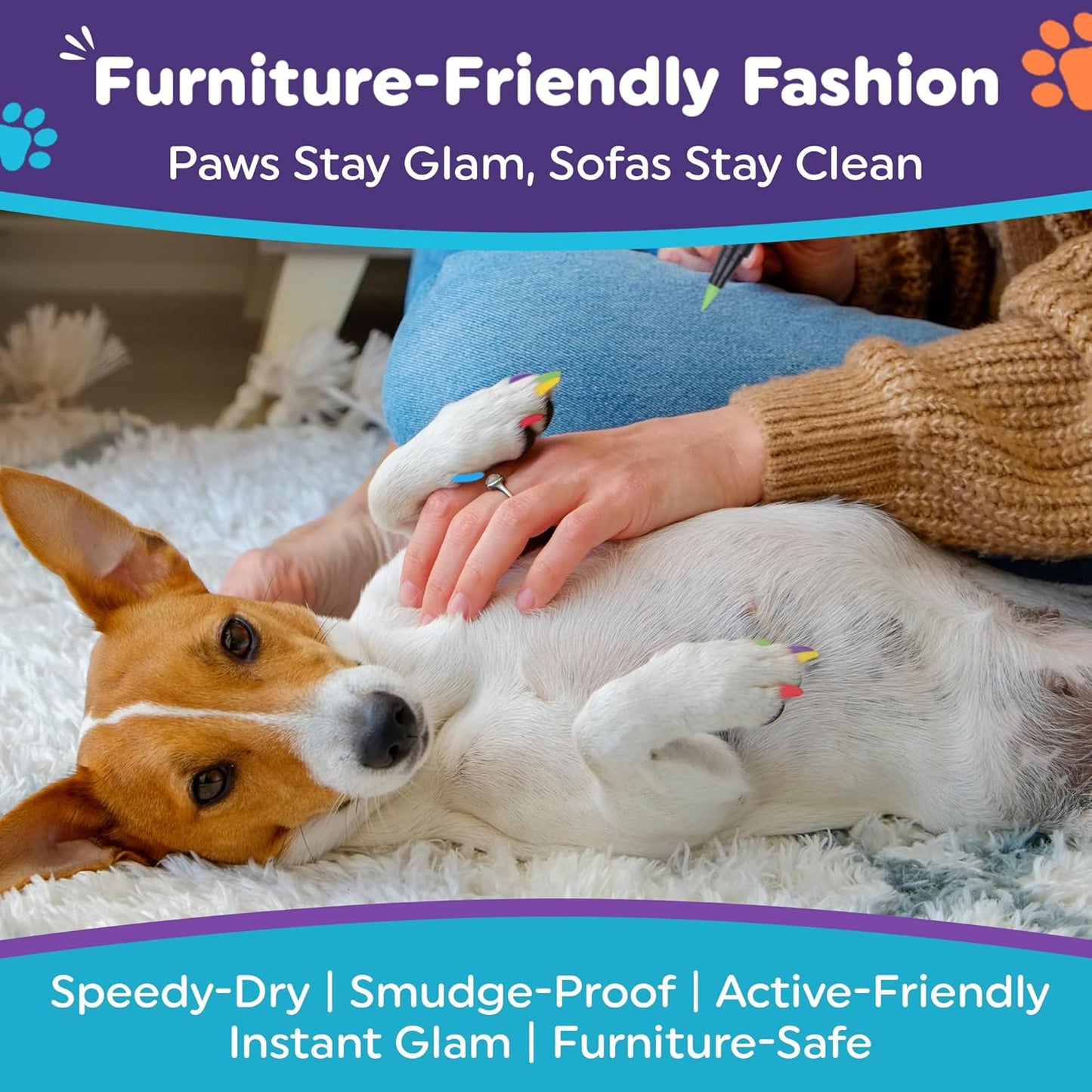 Pet Nail Polish Pen – Quick-Dry, 15 Fun Colors for Dogs & Cats