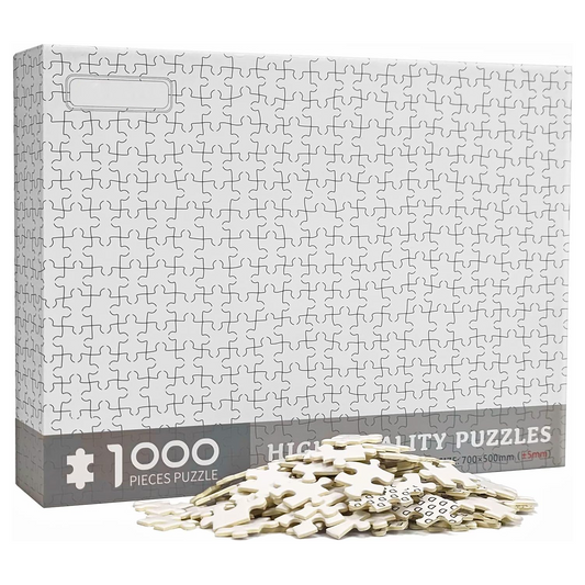 1000 Pieces Blank Puzzle – Ultimate Challenge for Adults and Teens