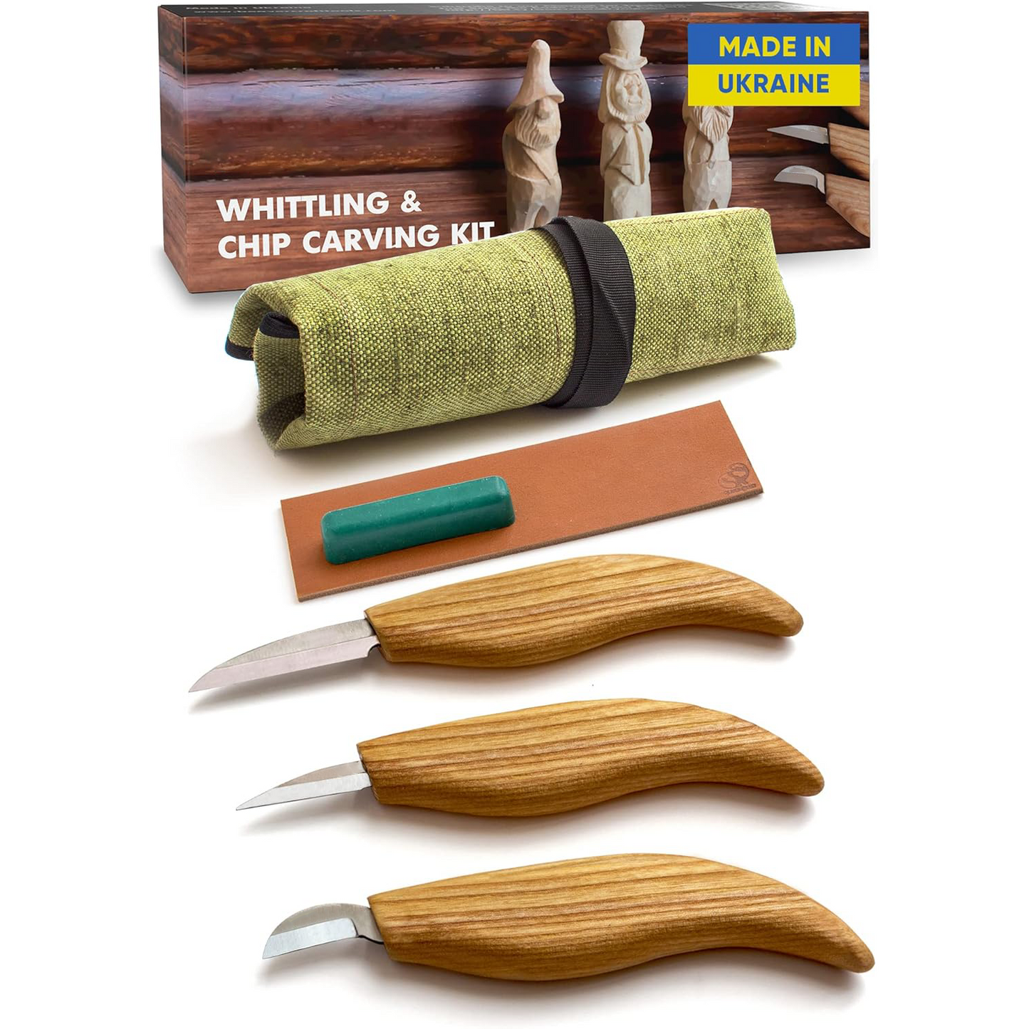 Wood Carving Knife Kit – Complete Whittling Set for Beginners & Kids