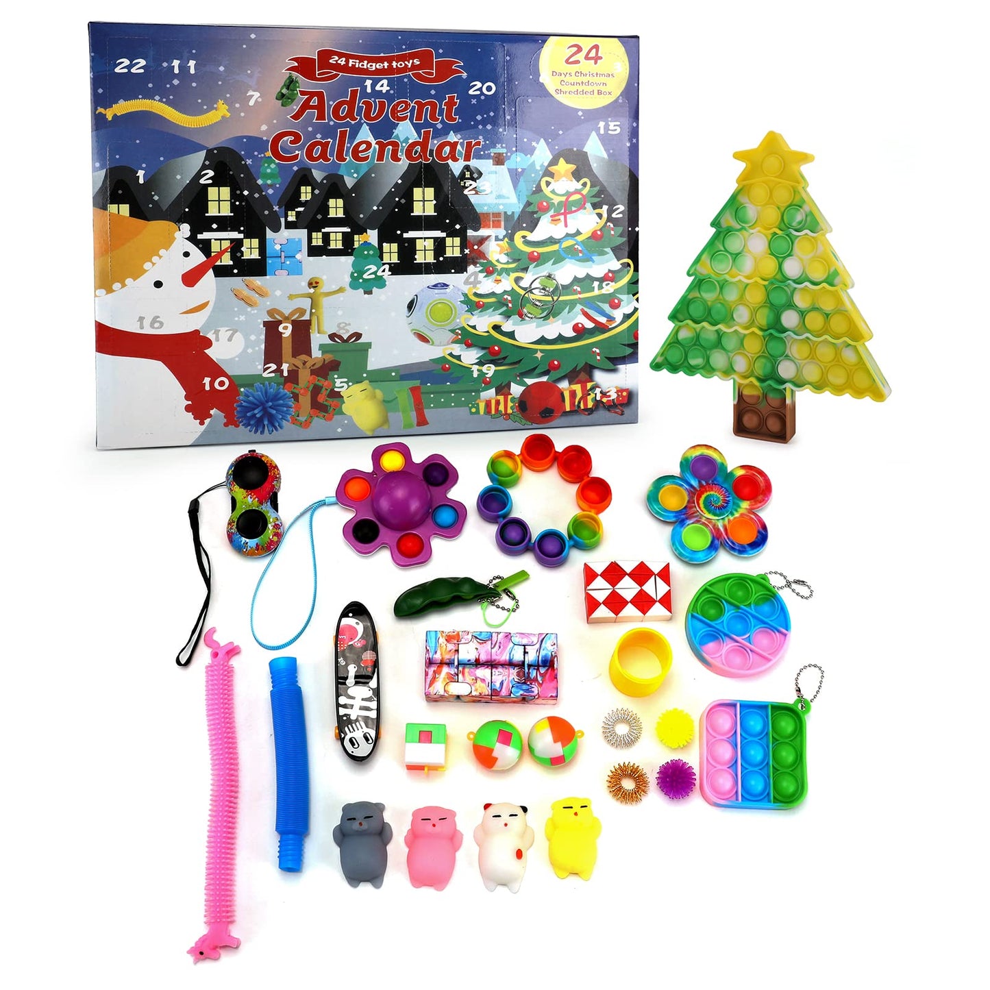 Sensory Fidget Toy Advent Calendar – 24 Days of Christmas Surprises