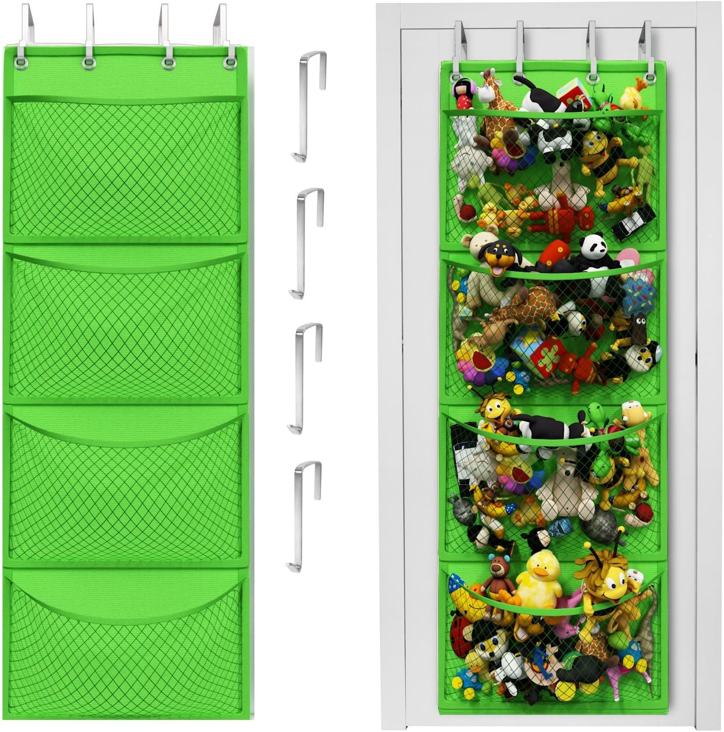 Plush Toy Storage Bag – Over-the-Door Hanging Organizer