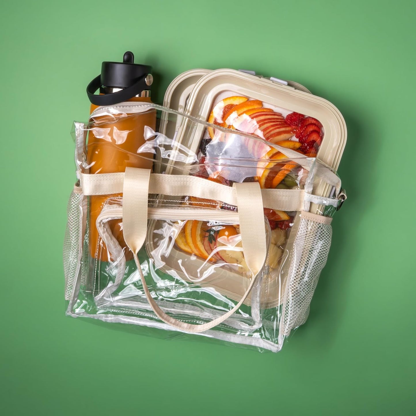 Portable Snack Trays – Rectangular Food Containers with Stretch Lids