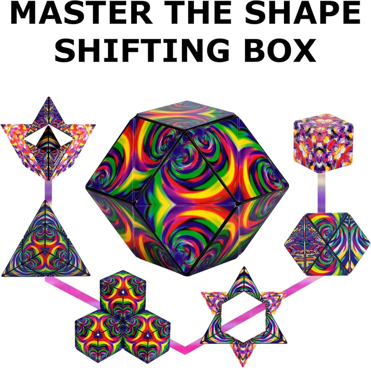 Shape Shifting Magnetic Cube – Transforms into Over 70 Shapes