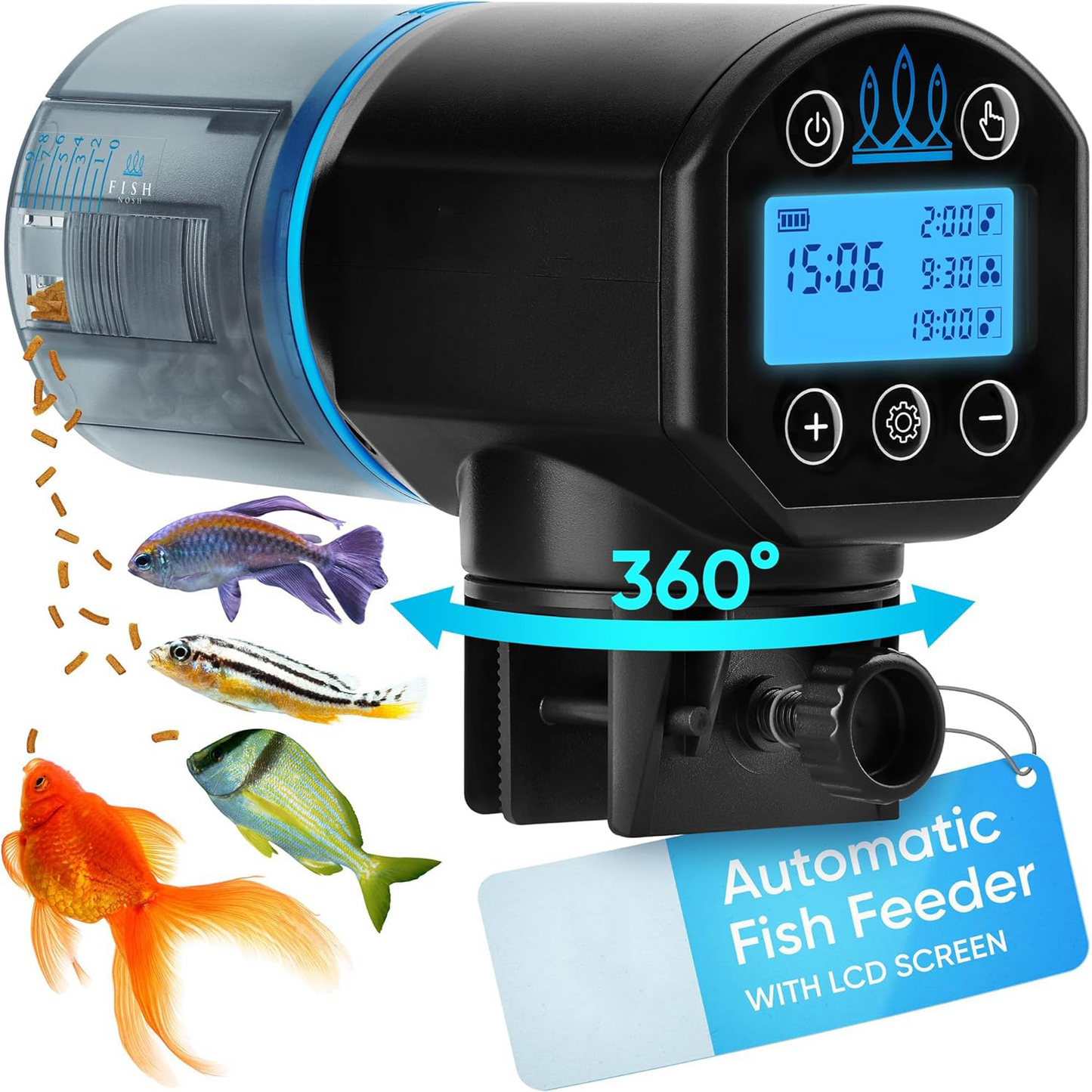 Automatic Fish Feeder – 2025 Smart Feeder with Timer for Aquariums & Ponds