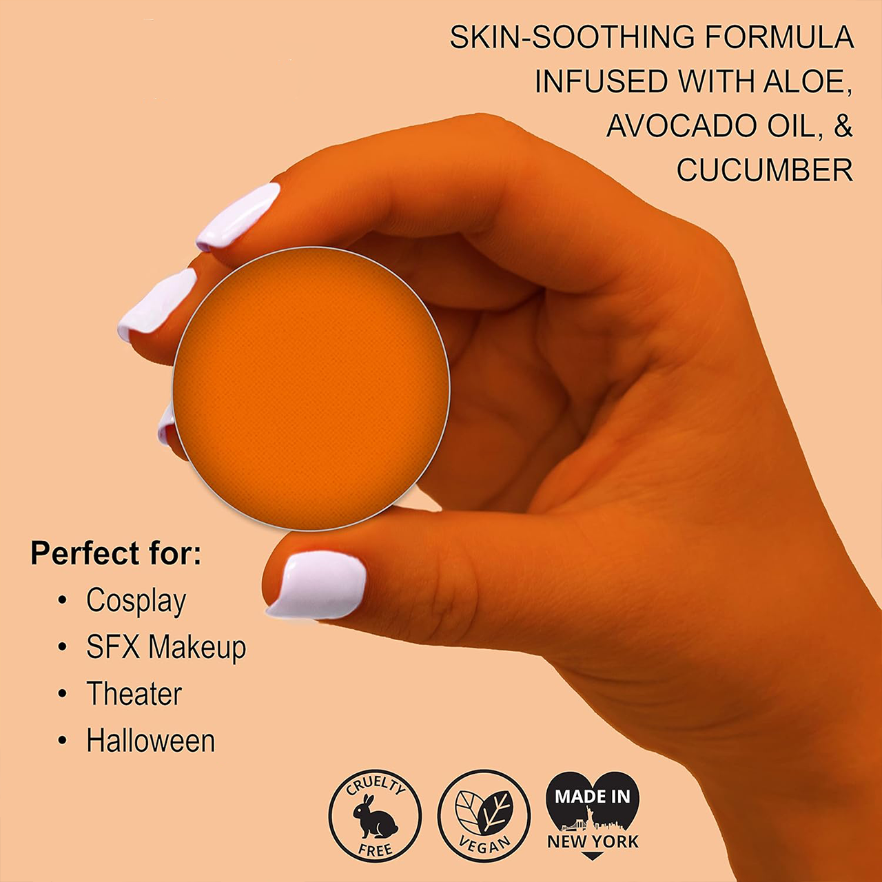 Water-Activated Coconut Oil Makeup Cake