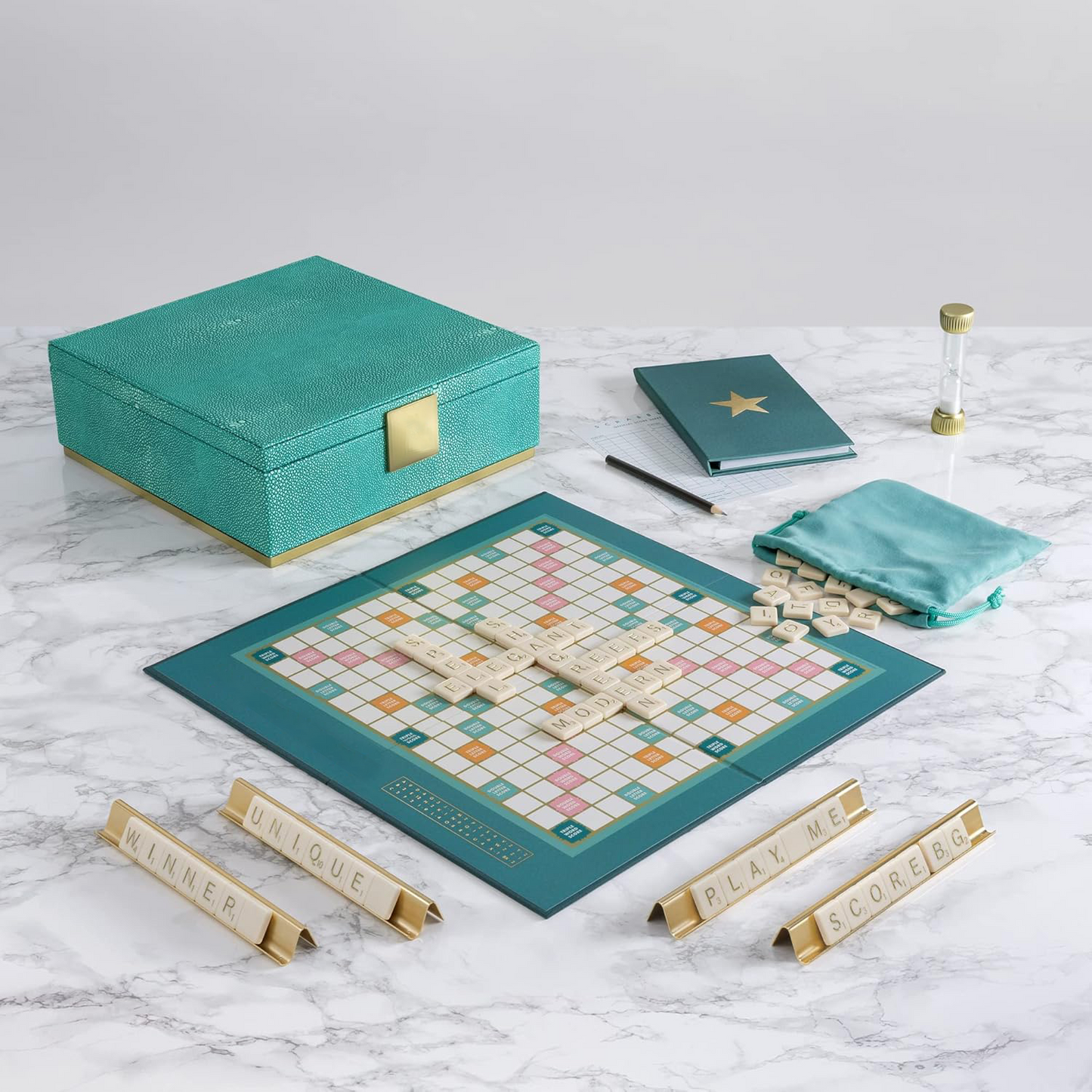 crabble Luxury Shagreen Edition – Deluxe Collector’s Board Game