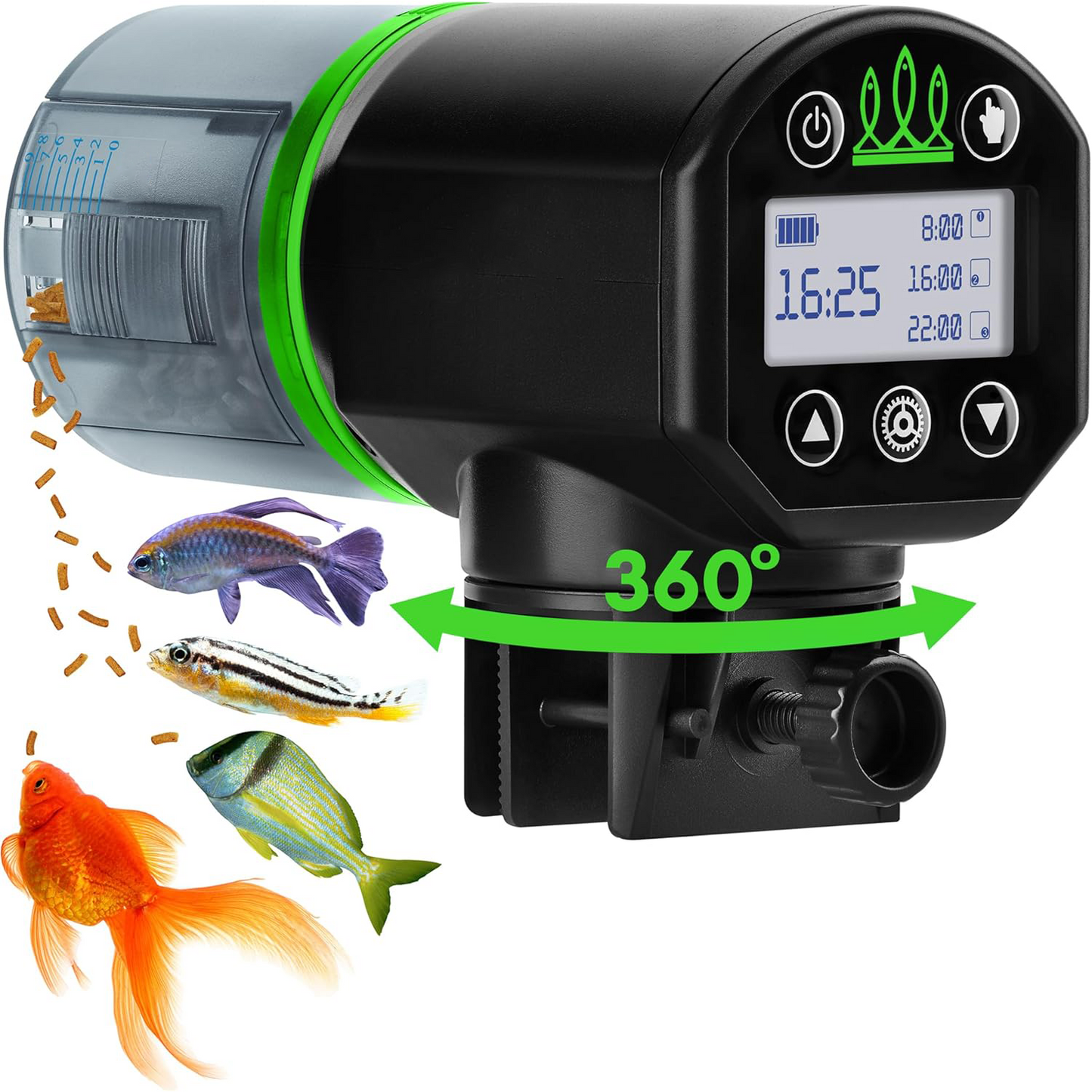 Automatic Fish Feeder – 2025 Smart Feeder with Timer for Aquariums & Ponds