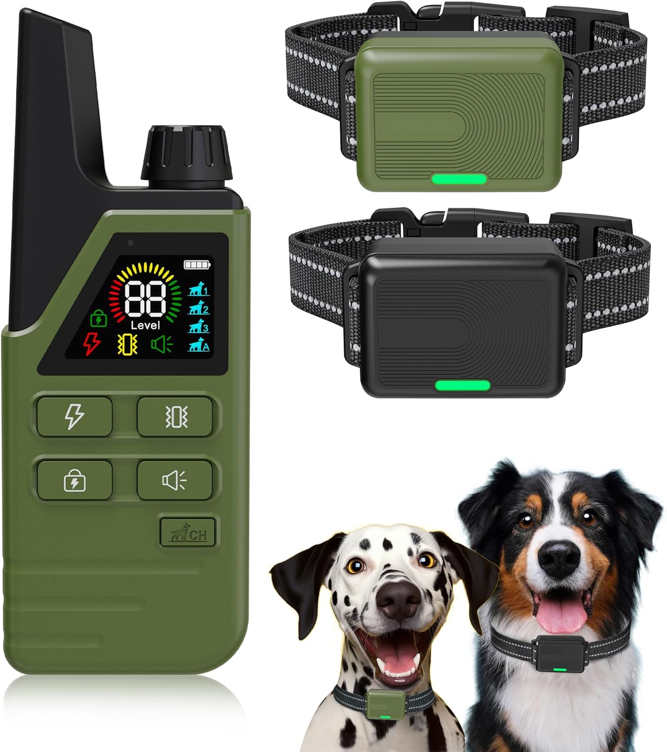 Dog Shock Collar for 2 Dogs – 4500FT Training e-Collar