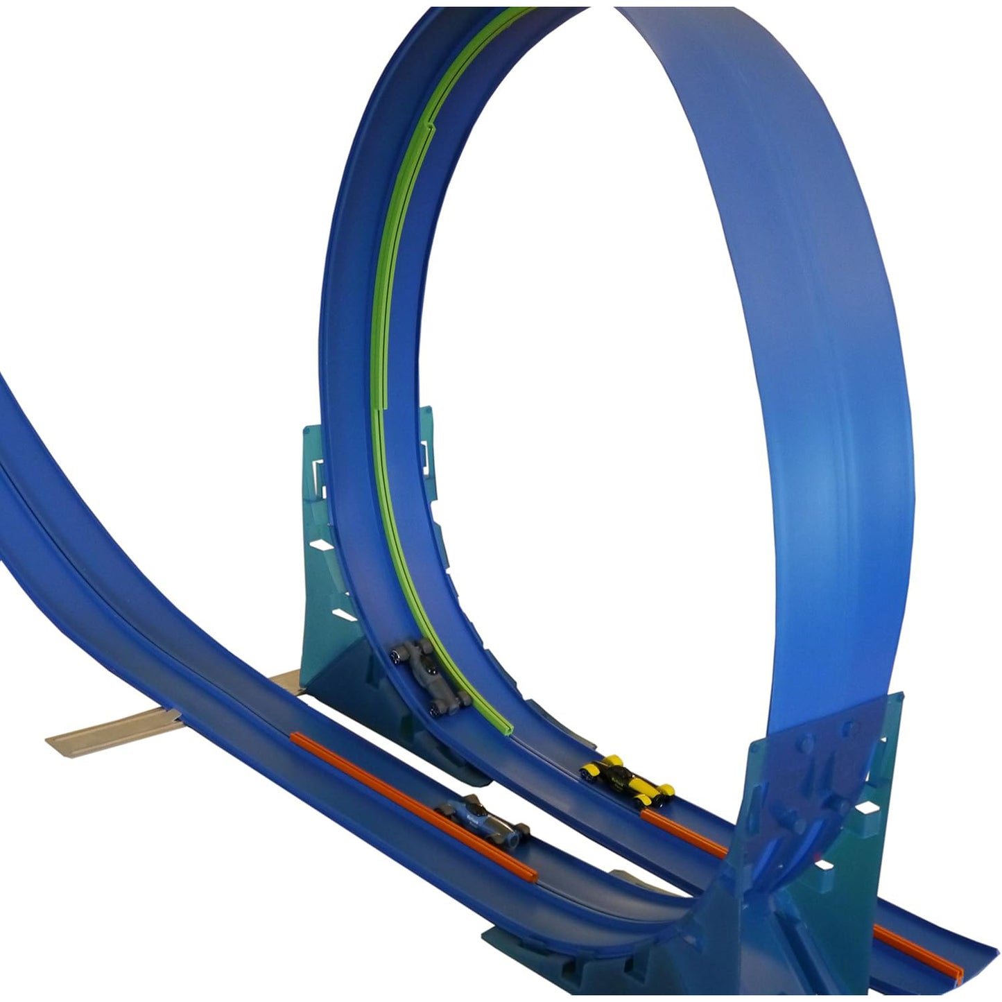 DIY Double Track Car Stunt Set –  PVC Soft Track with 4 Cars