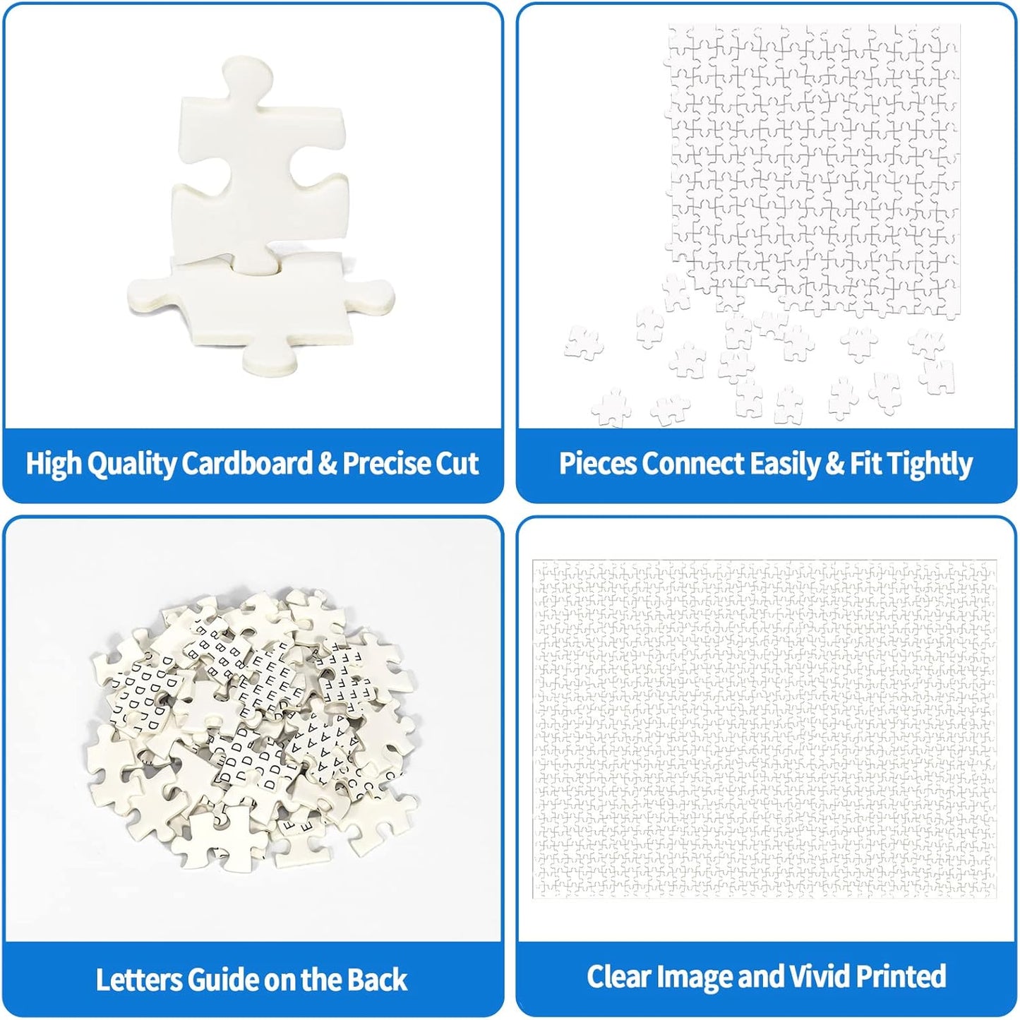 1000 Pieces Blank Puzzle – Ultimate Challenge for Adults and Teens