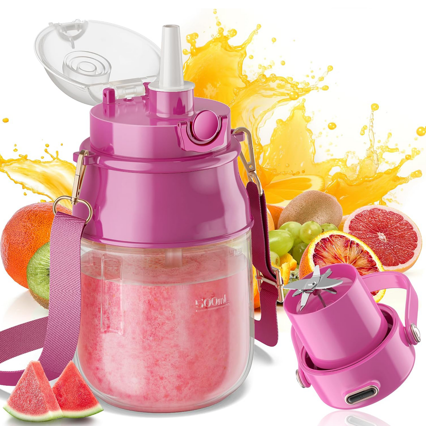 Portable USB rechargeable blender