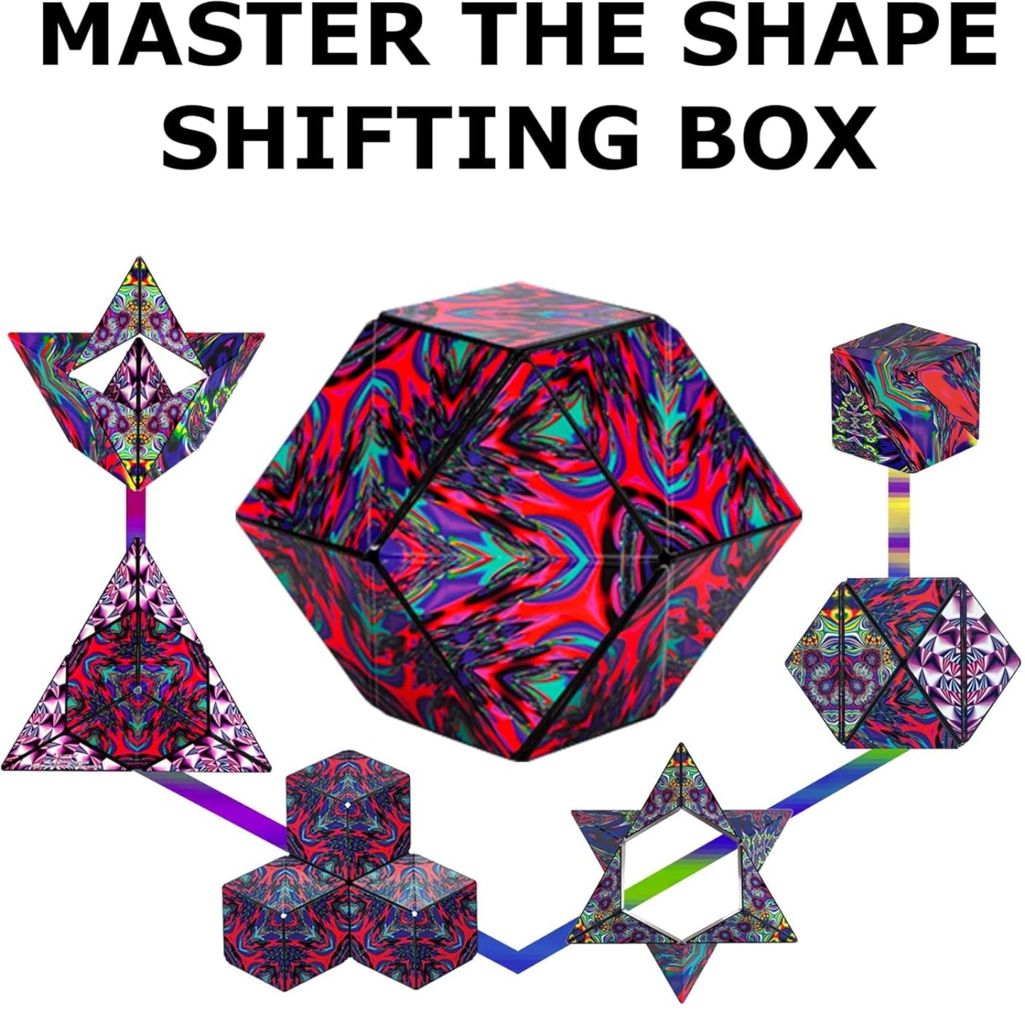 Shape Shifting Magnetic Cube – Transforms into Over 70 Shapes