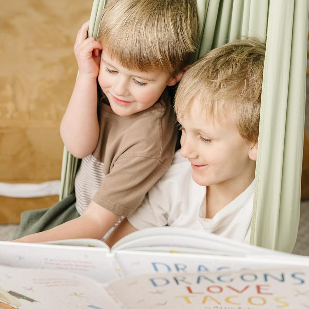 Sensory Compression Swing – Indoor & Outdoor Double-Layer Cotton Swing for Special Needs Therapy