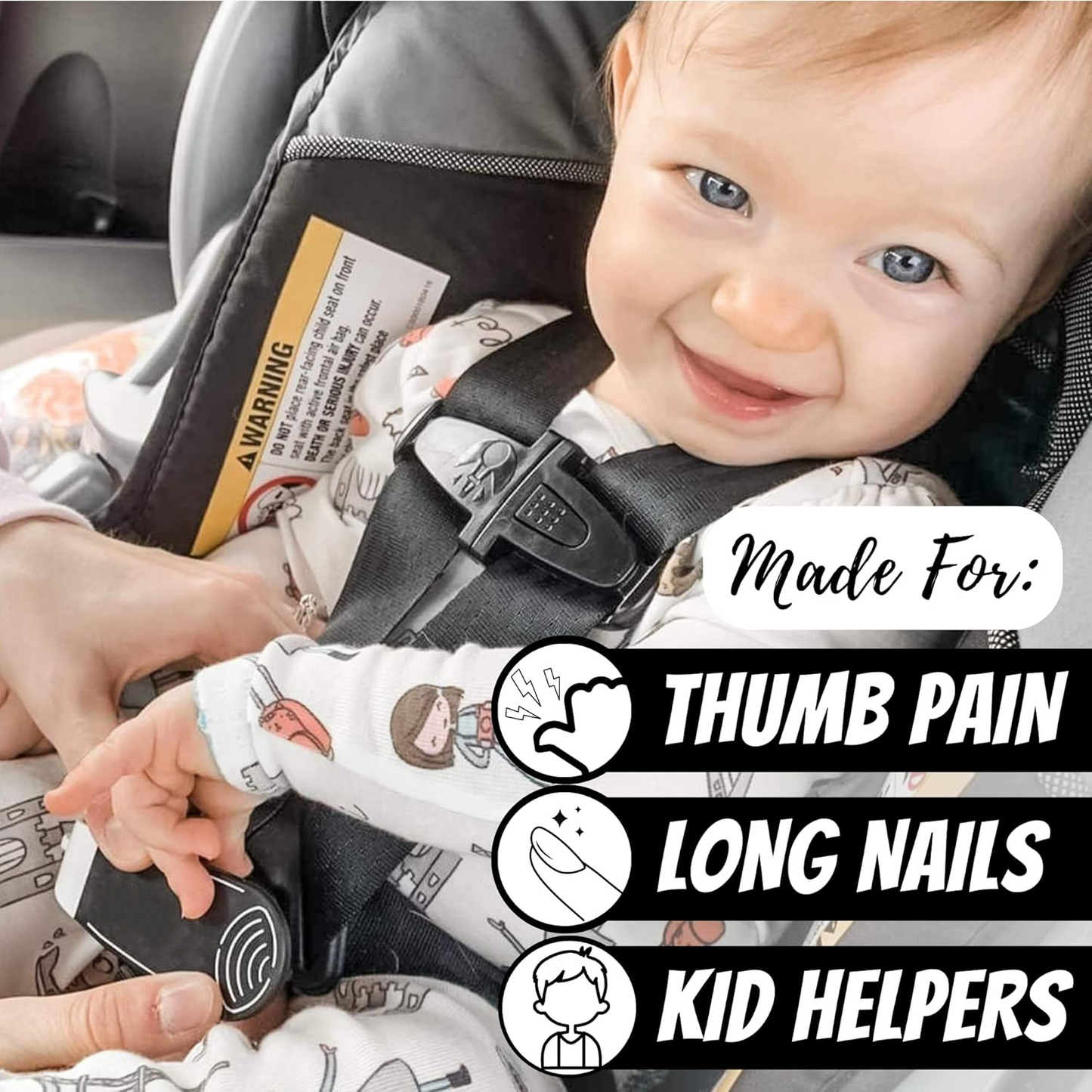 Car Seat Buckle Release Tool – 2-Pack, Easy & Pain-Free Unbuckling