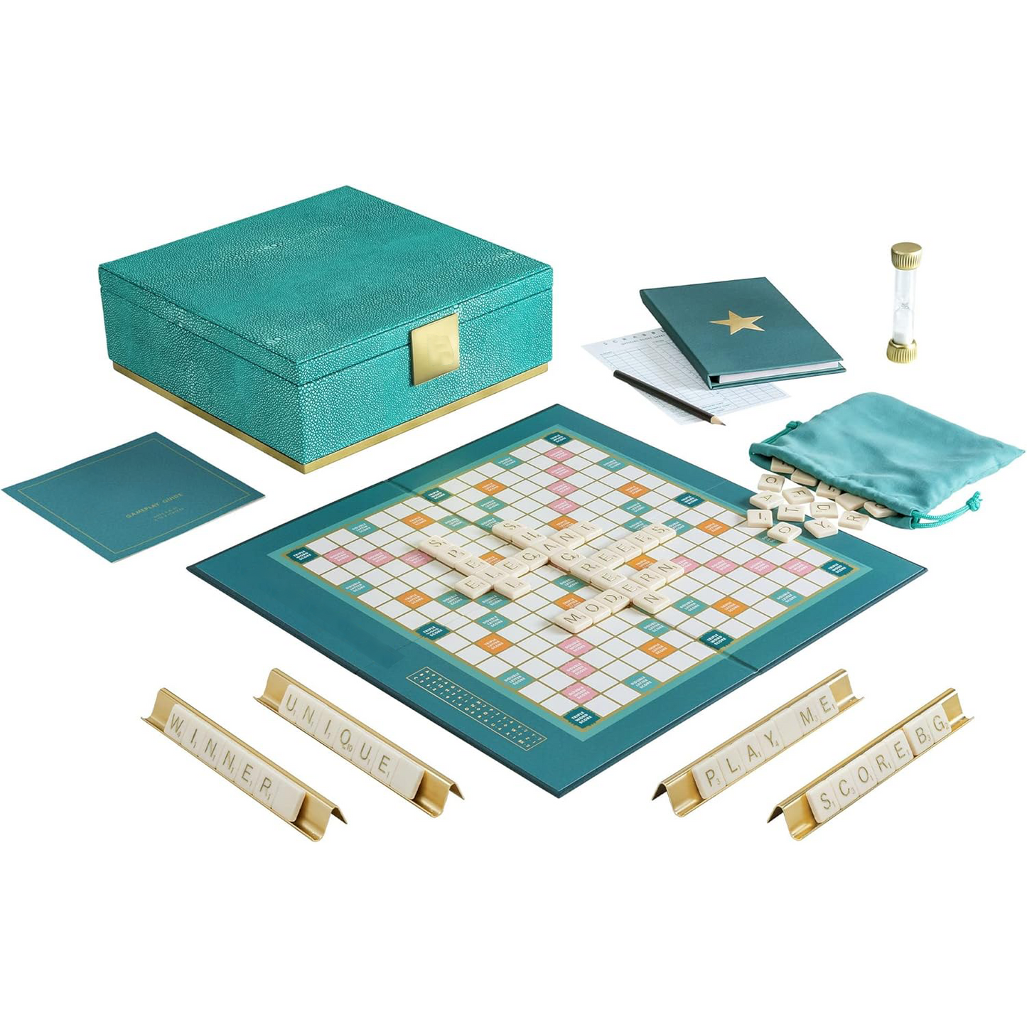 crabble Luxury Shagreen Edition – Deluxe Collector’s Board Game