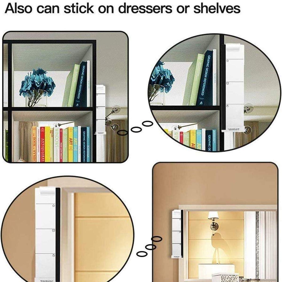 Monitor Memo Board – Transparent Sticky Note Holder(Left + Right Set)