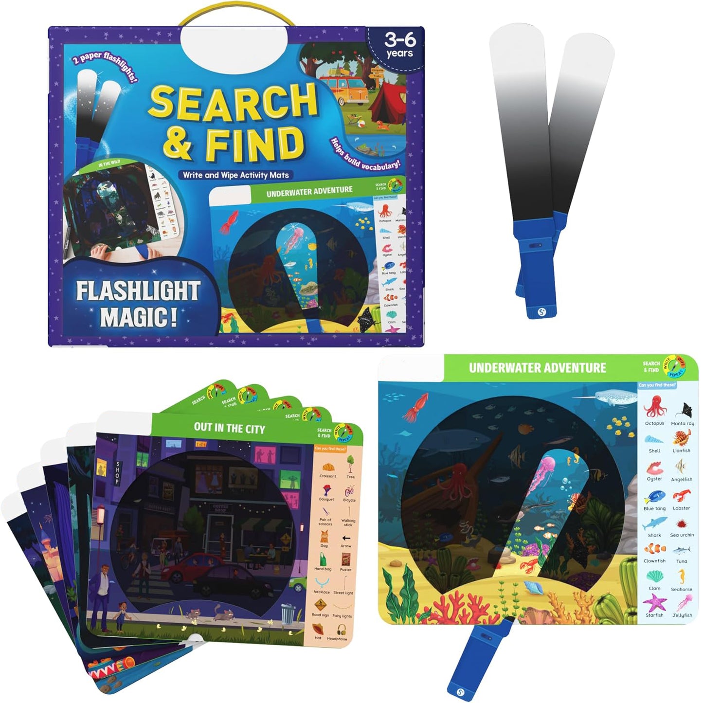 Search & Find Educational Game – Reusable Preschool Learning Activity