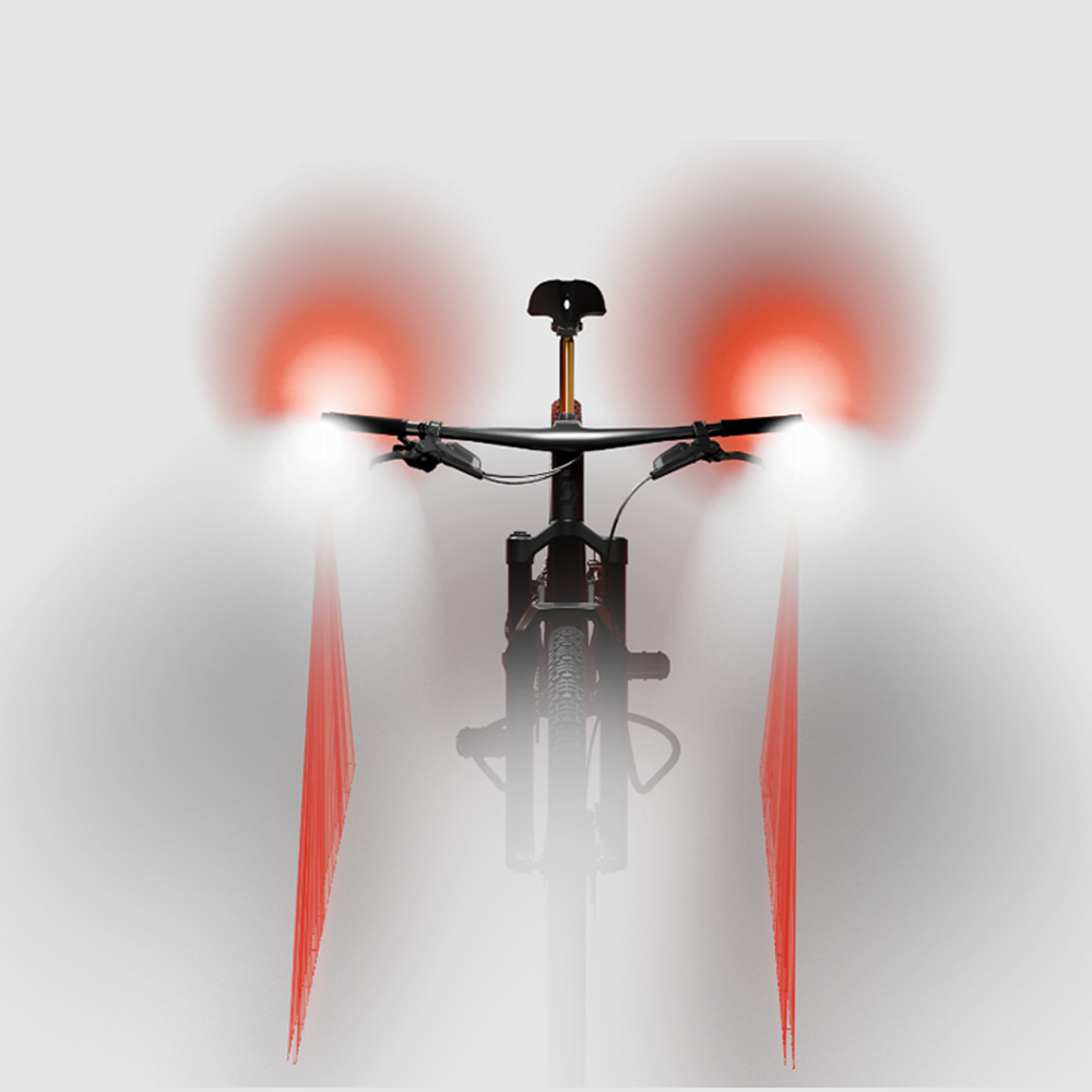 3-in-1 360° Visibility Bike Light System