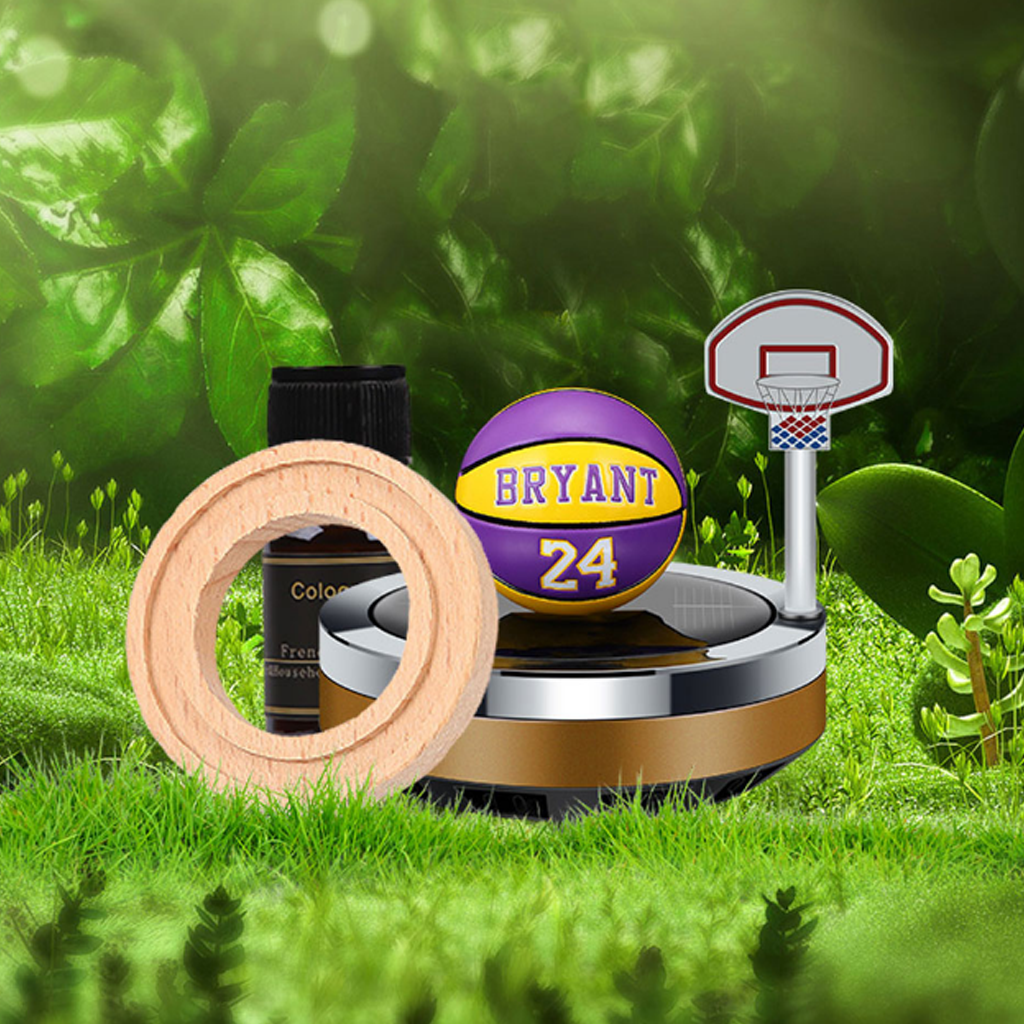 Purificateur d’air rotatif solaire en forme de Basketball pour voiture