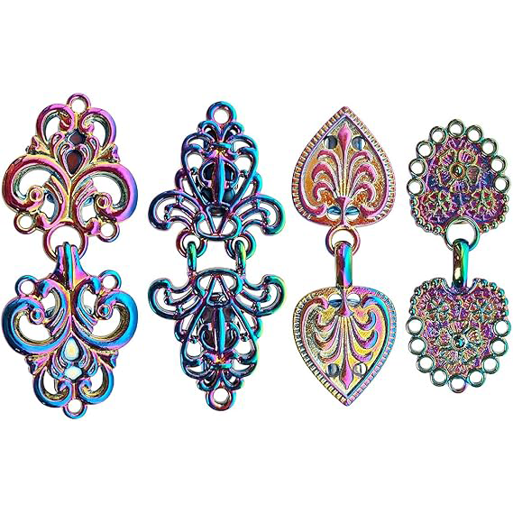 Vintage Shirt Dress Sweater Cardigan Shawl Cape Clips for Women