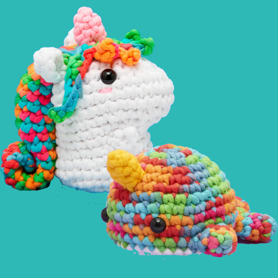 Rainbow Crochet Kit – DIY Handmade Toy Tools