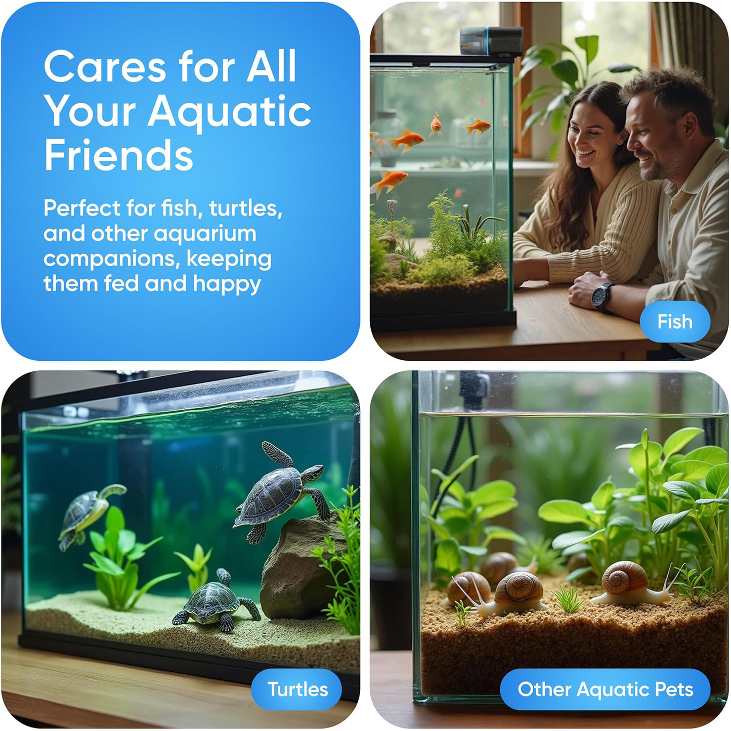 Automatic Fish Feeder – 2025 Smart Feeder with Timer for Aquariums & Ponds