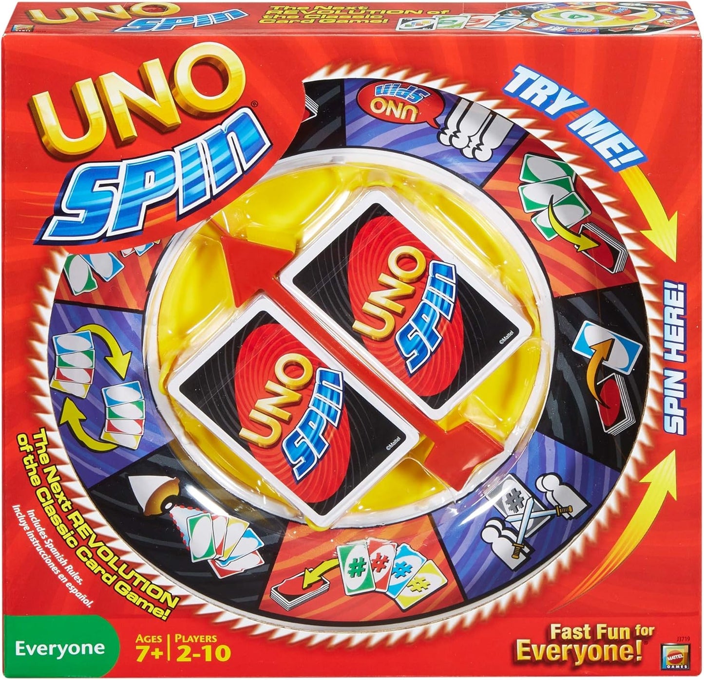 Uno Spin, 2-10 Players Card Game
