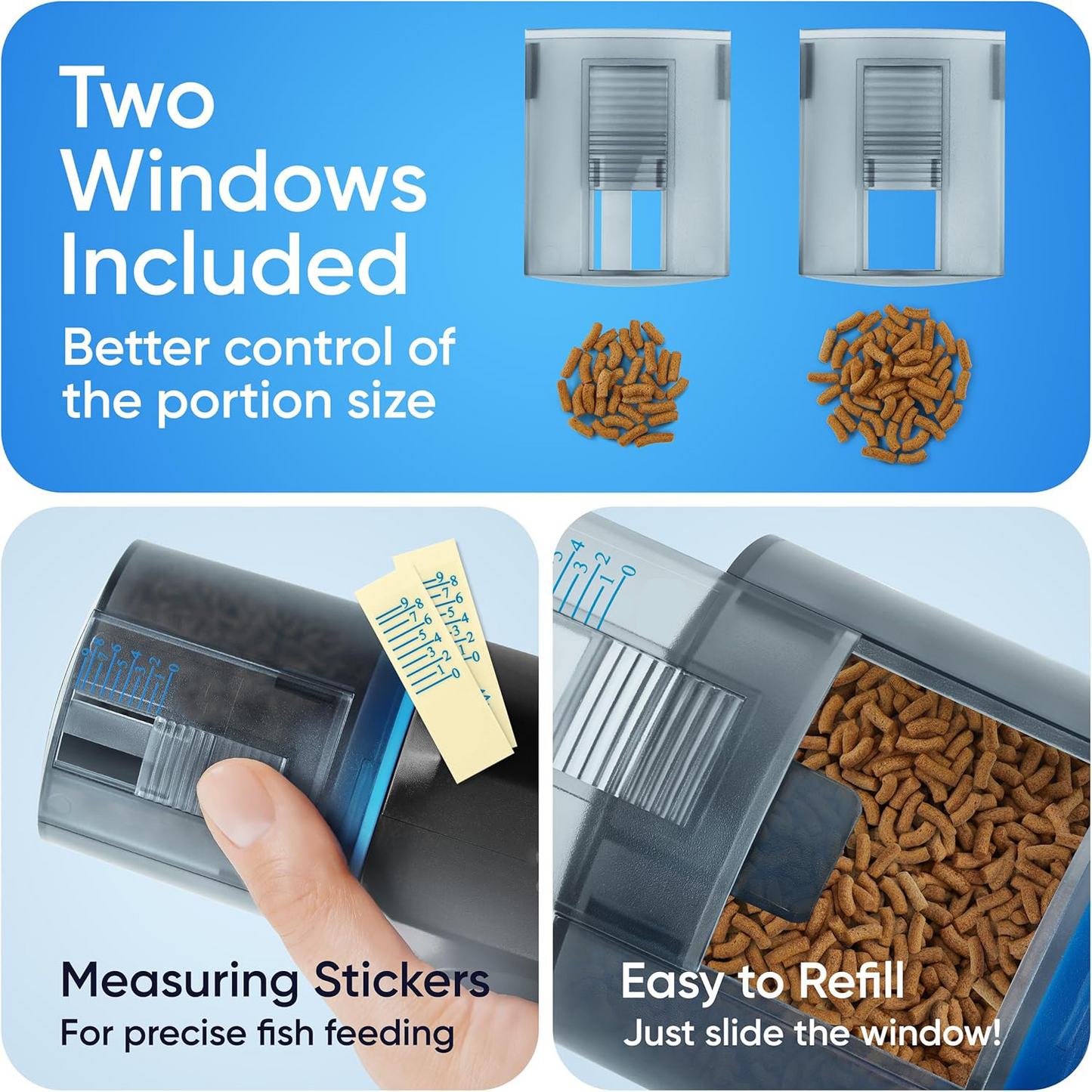 Automatic Fish Feeder – 2025 Smart Feeder with Timer for Aquariums & Ponds