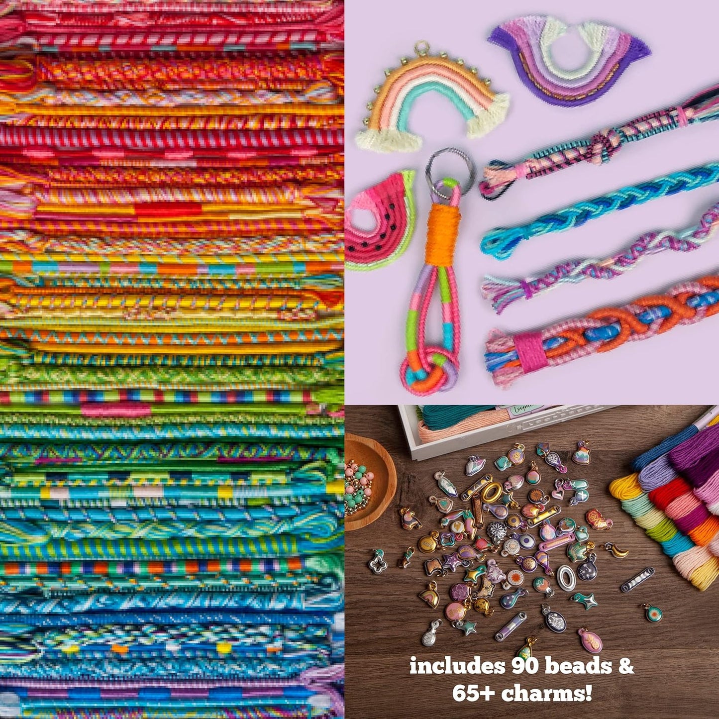 Friendship Bracelet Loom Kit – Deluxe DIY Jewelry Maker