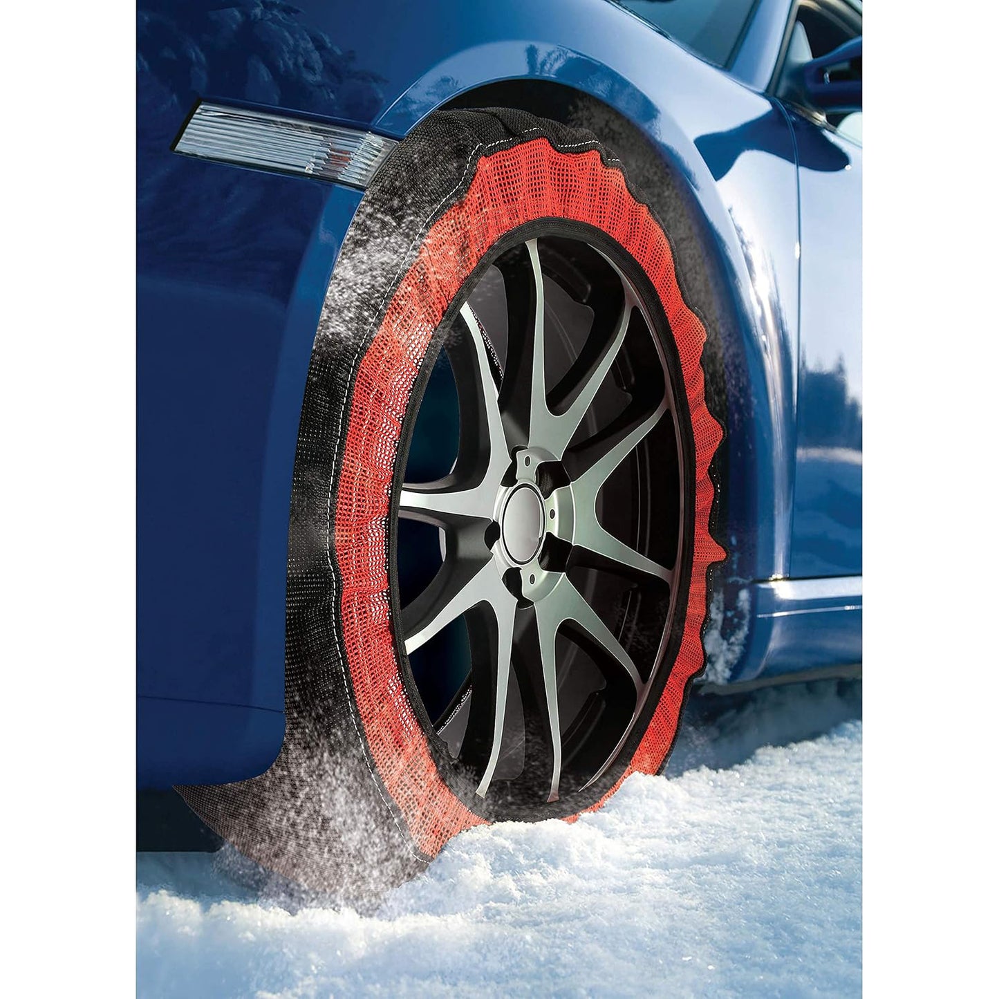 Tire Snow Socks – Professional Series, Ultimate Traction Tire Chain Alternative for Cars