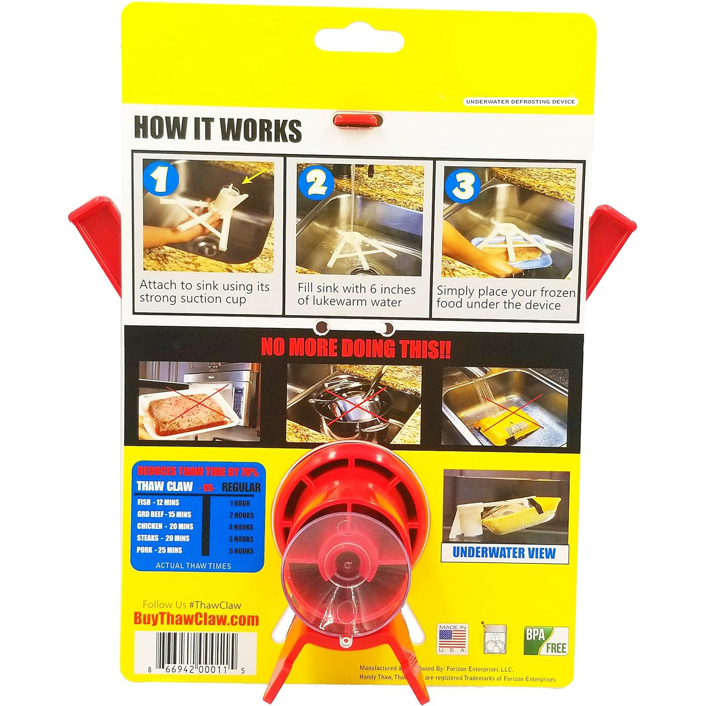 Defrost Claw – Rapid Meat Thawing Tool for Faster, Safer Defrosting