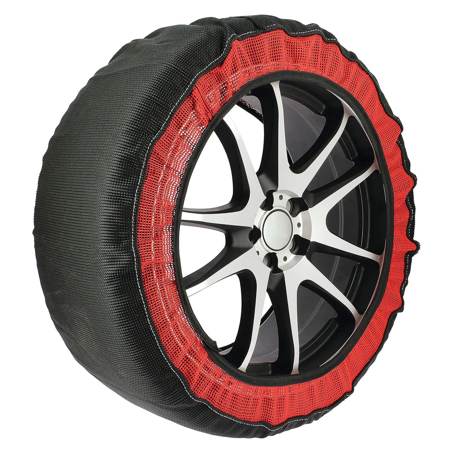 Tire Snow Socks – Professional Series, Ultimate Traction Tire Chain Alternative for Cars