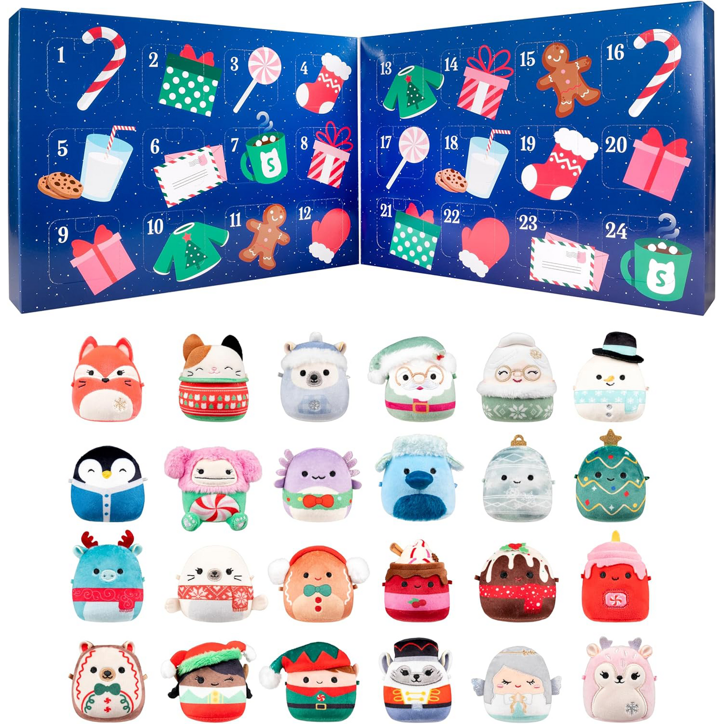 24 Days Plush Holiday Advent Calendar – Countdown to Christmas