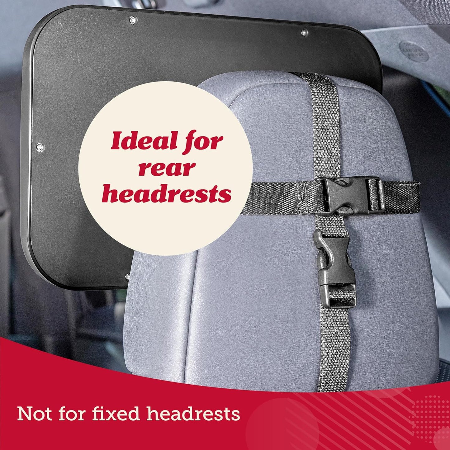 Baby Car Mirror – 11.5 Inch Wide View Rear-Facing Mirror with Shatterproof