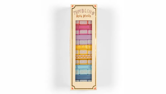 Book Stack Balance Game – Classic Wooden Stacking Fun