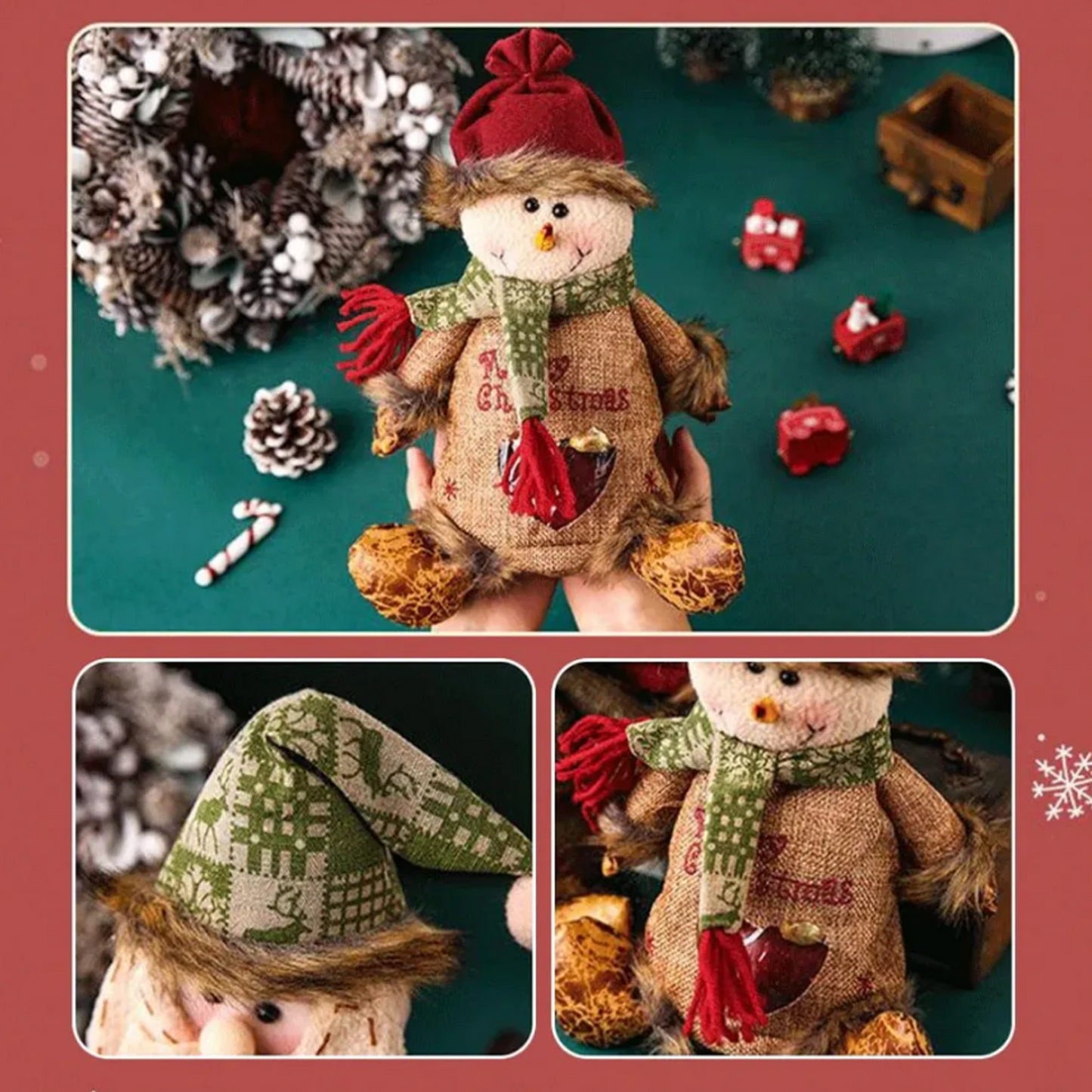 Speical Offer 49% OFF Christmas Gift Bags Zipper Design