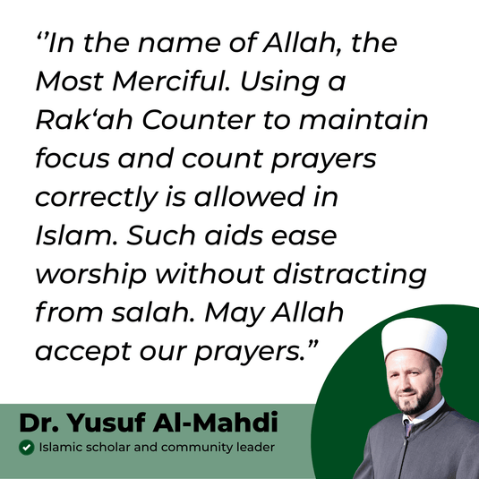 Rak'ah Counter – Stay Focused and Never Lose Track During Prayer