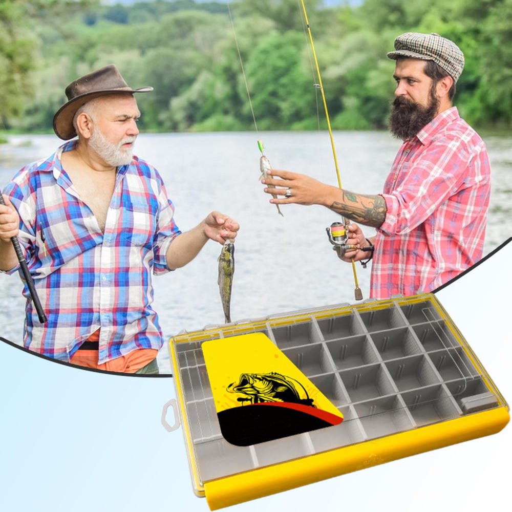 Fishing Tackle Box – Lightweight Adjustable Storage Case | Saltwater & Freshwater Fishing | Waterproof & Durable