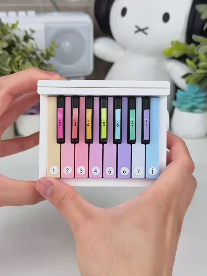 2026 KPOP Demon Hunters Mini Piano Desk Calendar – Music-Themed Creative Decoration