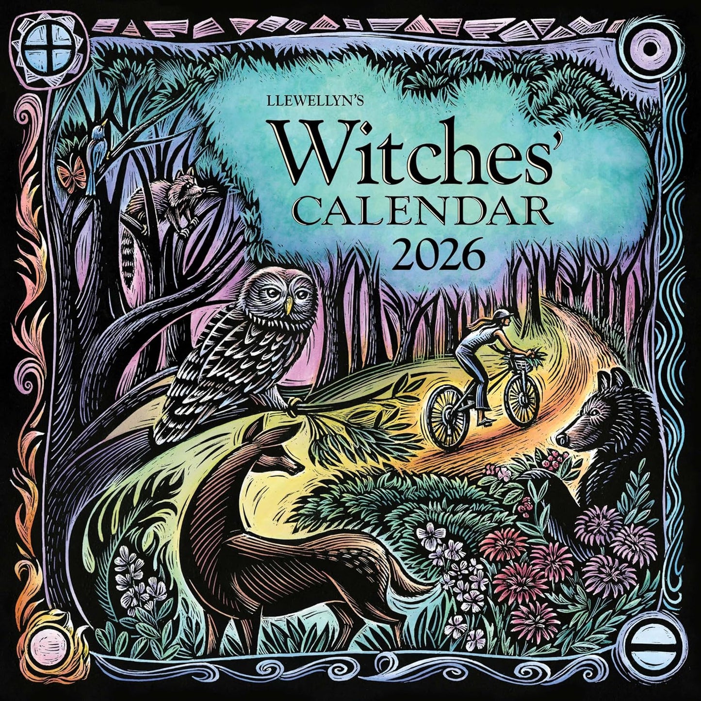 2026 Witches’ Calendar – Inspiring Pagan & Wiccan Guide with Artwork and Rituals