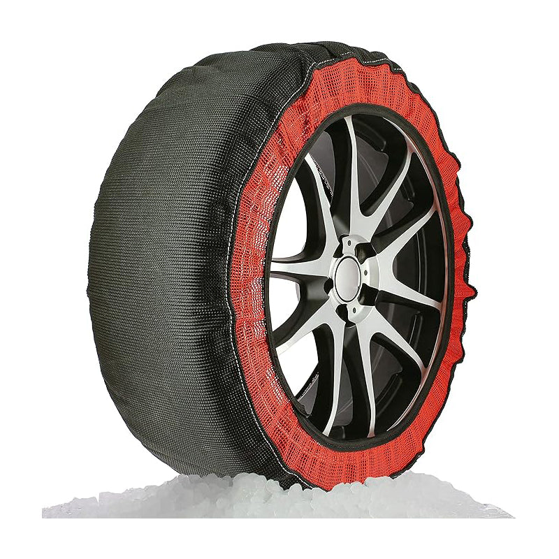Tire Snow Socks – Professional Series, Ultimate Traction Tire Chain Alternative for Cars