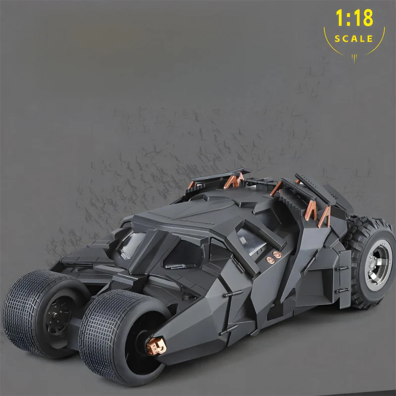 1:18 Scale Batmobile Tumbler Alloy Car Model – Dark Knight Trilogy Wobble Vehicle