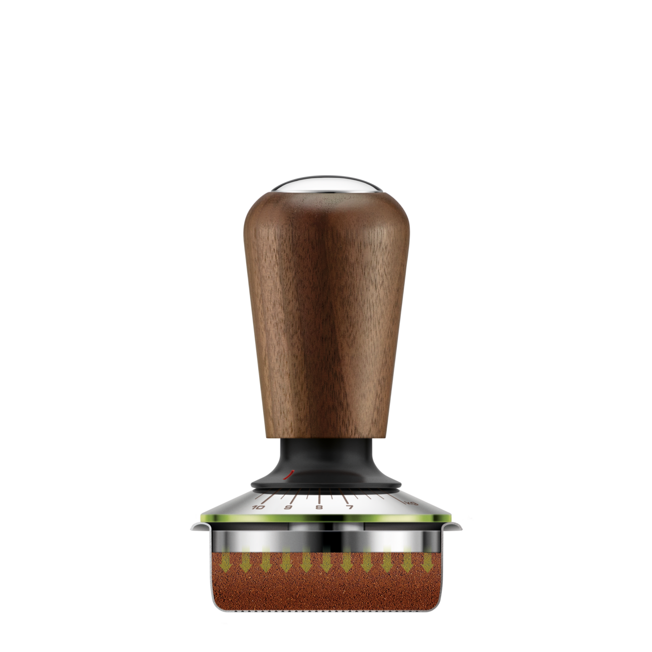 Espresso Coffee Tamper – Professional Spring-Loaded Leveling Tamper
