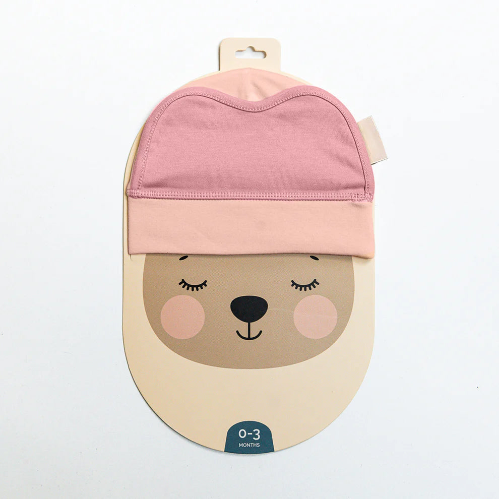 Baby Sleep Hat with Built-in Eye Mask – Soft Infant Cap for Napping & Relaxation