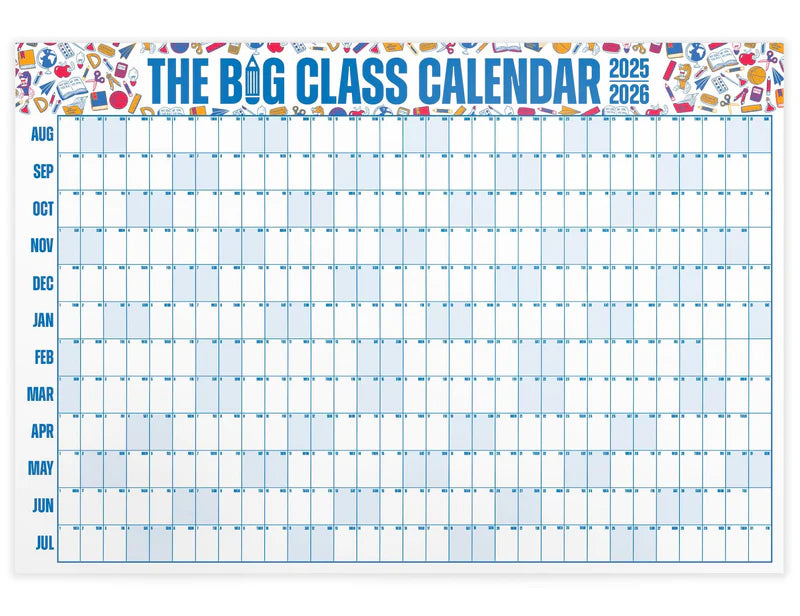Dry-Erase Large Wall Calendar – Your Essential Big Planner | Stay Organized and Achieve Your Goals