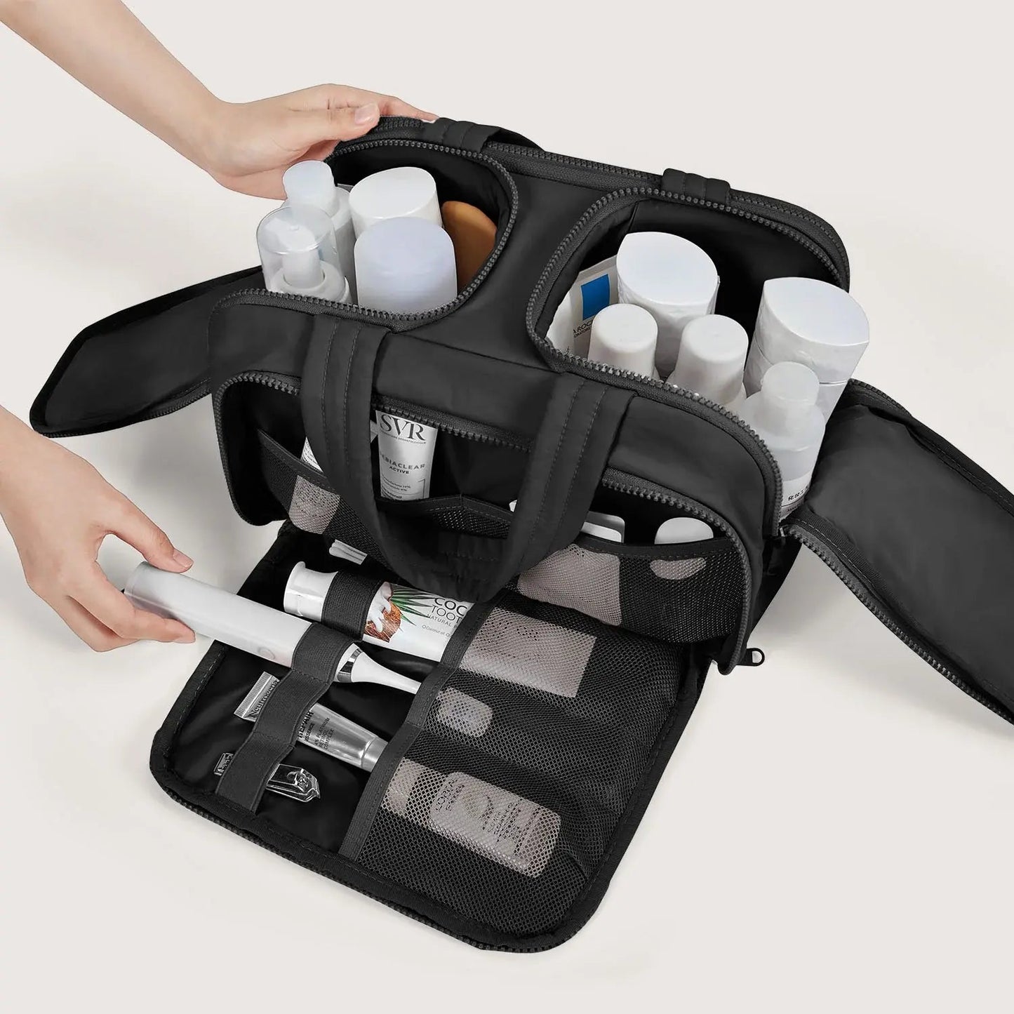 Multi-Functional Toiletry Bag – 4-in-1 Travel & Home Organizer